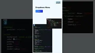 Dropdown menu #html #css
