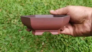 Making a Small Bonsai Pot with a Hexagon Model
