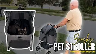 Zoosky Pet Stroller &ndash; Comfort and Style for Every Walk!