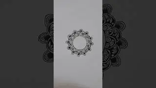 Elegant Floral Mandala Design | Hand Drawn Art ✨ @artistichennahands