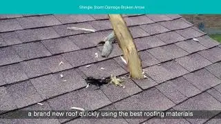 Shingle Storm Damage Broken Arrow