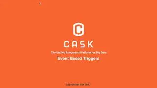 Learn CDAP: Event Based Triggers for CDAP Pipelines
