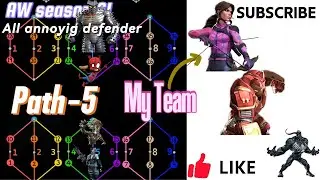 MCOC AW Season 61  Path 5 Takedown vs Annoying Defenders  Domino, destroyer, Spider-Ham Counters