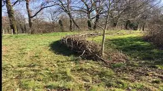 la haie s&egrave;che, ou haie de Benjes