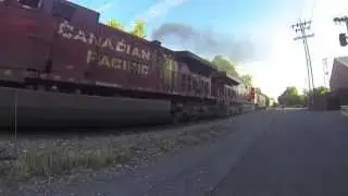 CP 8521 leads train (CP 609)