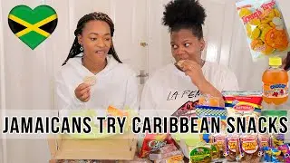 TRYING CARIBBEAN SNACKS WITH MY JAMAICAN MOM ♡ @Tashika Bailey