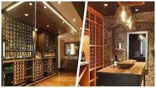 75 Multicolored Floor And Yellow Floor Wine Cellar Design Ideas You'll Love ⭐️