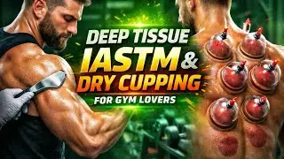 🔥 Cupping Therapy + Deep Tissue Release | Muscle Pain Relief Technique!