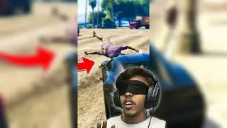 If I Hit Someone, The Video Ends..(Blind Fold) 😮#shorts