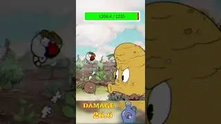 How Much Damage Each EX Attack Deals #cuphead #cupheaddlc #gaming
