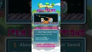 Growtopia Papaya Bussin Sword | Chance to be obtained from Fruit Mixing Machine #shorts #growtopia