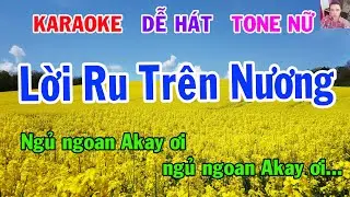 Karaoke Lời Ru Tr&ecirc;n Nương Tone Nữ Nhạc Sống gia huy karaoke