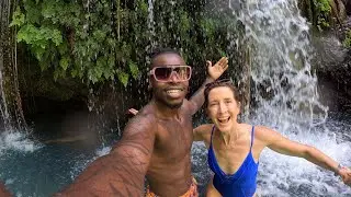 Snake Chase in the Forest A Secret Swimming Pool!! 