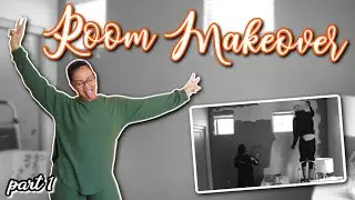 Quarantine Room Makeover! (Painting My Room) Part 1 🎨 | Crissy Danielle