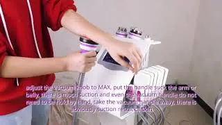 9 i 1 ultraljudskavitationsmaskin med RF och Lipo Laser - Vakuumsug