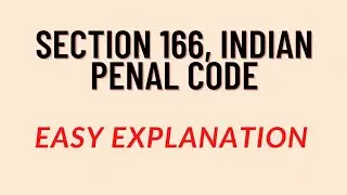 Section 166, IPC