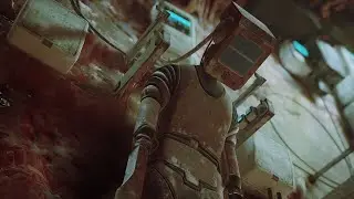 There's a living robot in The Sewers in Stray
