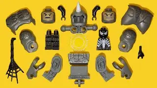 LEGO Spider-Man: The Animated Series | Peter Symbiote VS. Rhino | Unofficial Minifigure | Marvel