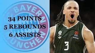 Carsen Edwards Highlights 34 Pts, 5 Rebs, 6 Asts vs. ALBA Berlin 24/25 Season