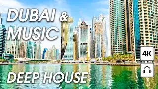 Dubai Live 24/7 🇦🇪 Deep House & Dubai Marina [ 4K ] Walking Tour Compilation