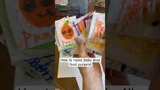 How To Make Baby Alive Food Packets!! #babyalive #familyfriendly  #howtomake