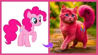 HOW MY LITTLE PONY CHARACTERS LOOK AS CAT!