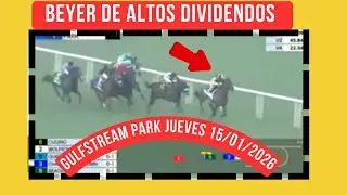Audio informativo favoritos del Beyer para Gulfstream Park jueves 15 de enero 2026