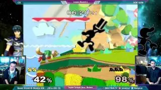 The Break Smash #58   SSBM L6   C!Z VS BERT QERB