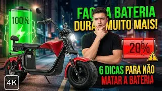Bateria de Scooter El&eacute;trica: Chumbo vs L&iacute;tio + 7 Dicas para Durar Mais (2026)