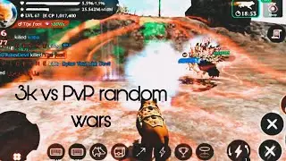 Boosted 3k vs PvP random wars || The wolf