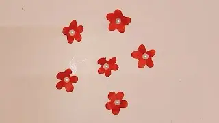Easy Paper Flower Making Craft/DIY Beautiful Paper Flower/Paper Flower Making Idea
