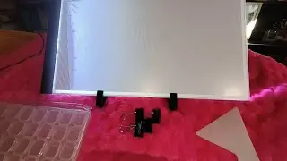 NEW A3 ACRYLIC LED LIGHT CAME IN PERFECT CONDITION! | TEMU REVIEWS [ART VLOG 10/20/2025]