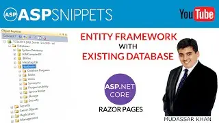 Implement Entity Framework with Existing Database in ASP.Net Core Razor Pages