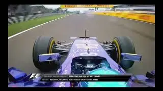 F1 2014 onboard crashes