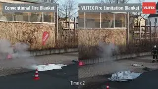 E-Scooter Real Fire Test Fire Blanket