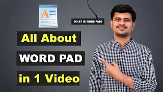 Word Pad Tutorial in Single Video | Learn Word pad in Hindi | INFYZON