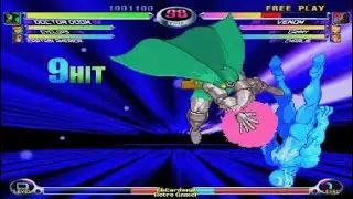 MvC2: Dr. Doom, Cyclops, Captain America - El Cardenal Retro Gamer