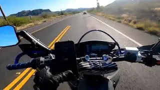 Afternoon ride in deep sand, and beautiful ride along Bush hwy.