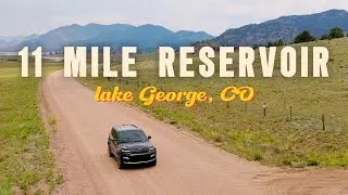 Breathtaking views over Eleven Mile Reservoir in Lake George, Colorado