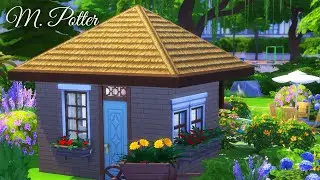 The Sims 4:  4x4 Tiny Base Game Home (No CC) //Speed Build