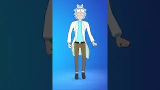 IT'S COMPLICATED - RICK SANCHEZ SKIN Showcase Fortnite Dances Emotes! (Fortnite x RICK AND MORTY)