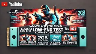 PLAYING CSGO ON 2GB RAM PC |SHOCKING RESULTS 😲 |