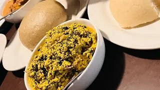 FIRST TIME TRYING NIGERIAN FOOD (Fufu, Egusi, Jollof Rice) | FOOD & RESTAURANT REVIEW