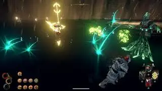 Outward - Killing the Light's Mender and the Plague Doctor (Berg Arena, 2H axe)