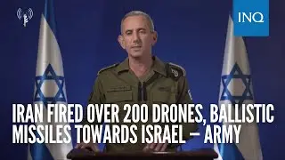Iran fired over 200 drones, ballistic missiles towards Israel &mdash; army