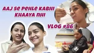Aaj itna kha liya jaise pehle kabhi nhi khaaya || Happy New Year 🎊 || Vlog #86 ||
