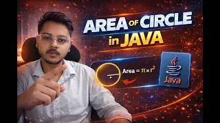 Area of Circle ⭕ in Java. @Adi_Code_Hub