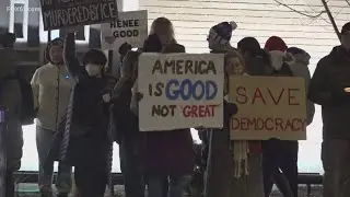 Protests erupt in Hartford after ICE agent kills mother in Minneapolis