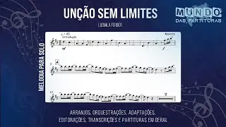 Un&ccedil;&atilde;o Sem Limites - Ludmila Ferber 🎺Partitura Mel&oacute;dica Sax Alto, Sax Tenor, Sax Soprano, Flauta🎼