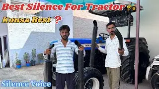 Which Silencer is Best for Your Tractor? 🤔 | New Holland 3630 Modified Silencer Test 🔥 #Tractor
